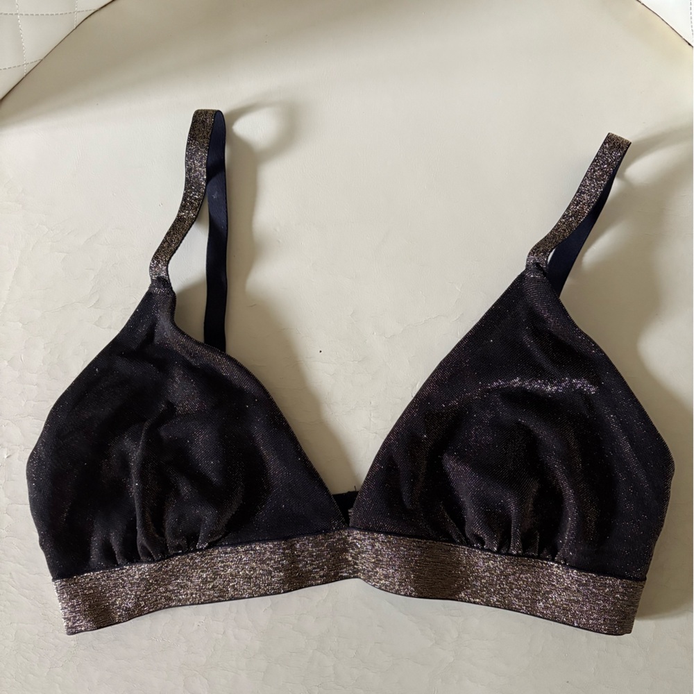 Black and Gold Bralette